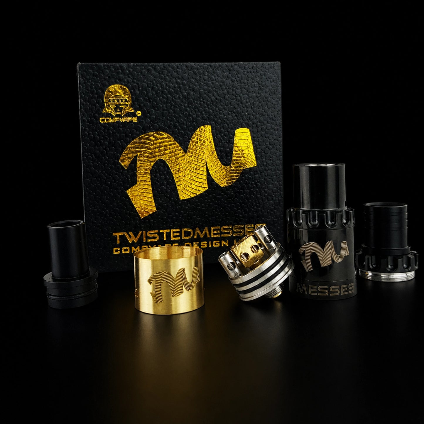 Twisted Messes RDA - Black and Gold - Default Title