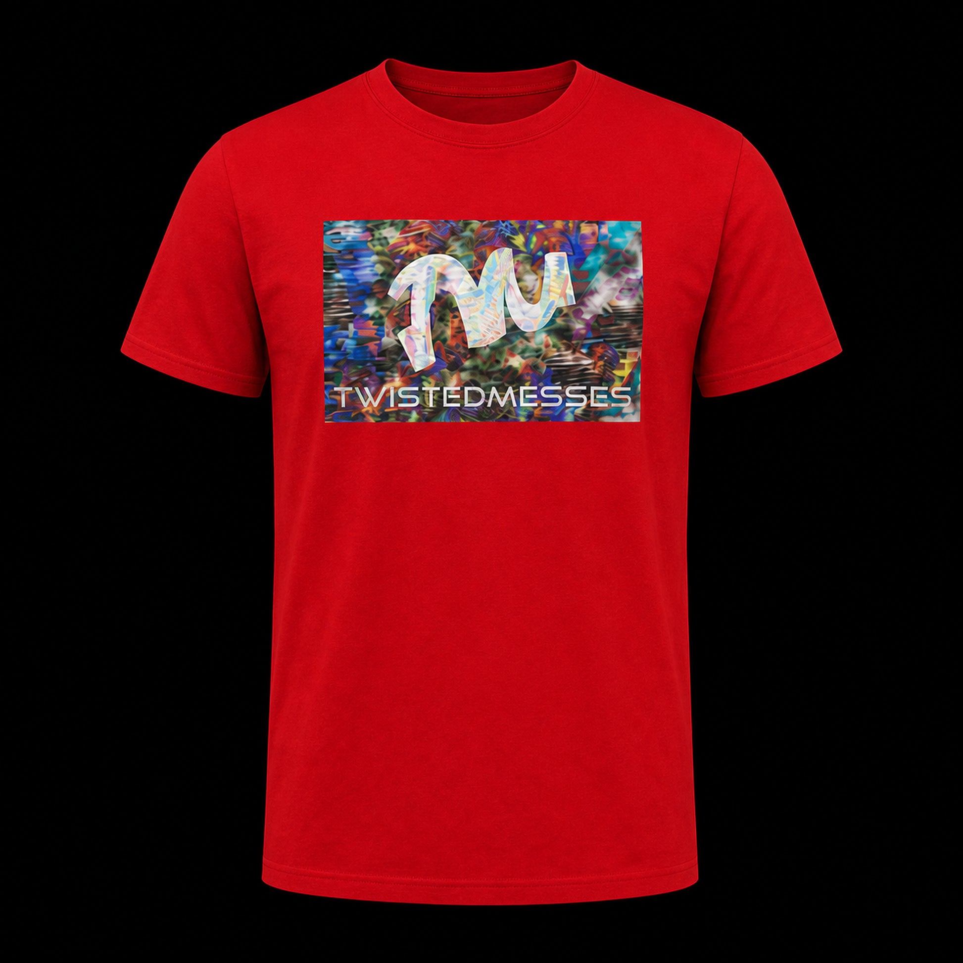 Twisted Messes Color Logo T-Shirt - Red Product View