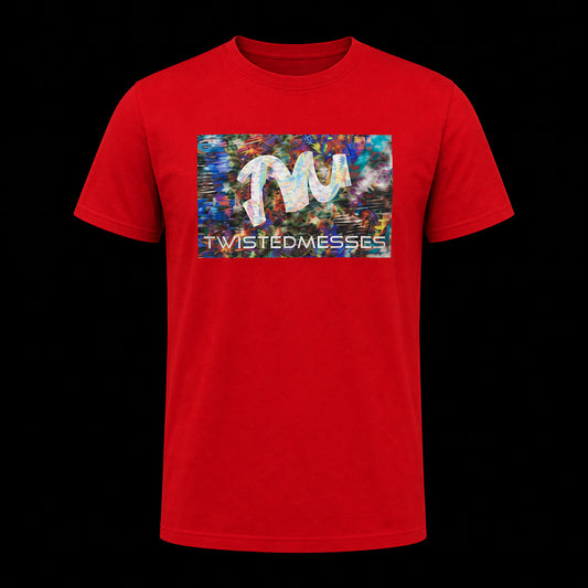 Twisted Messes Color Logo T-Shirt - Red Product View