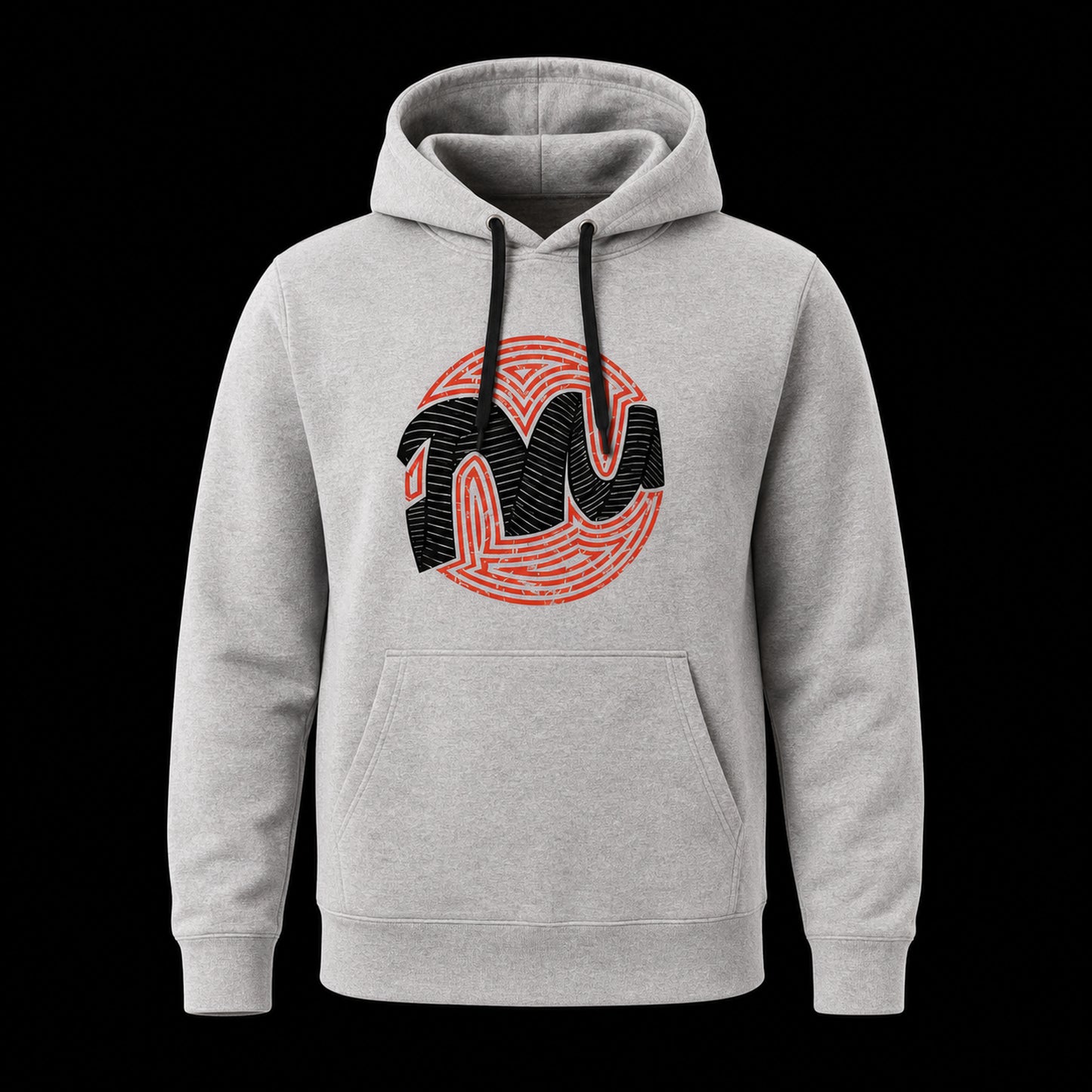 Twisted Messes Hoodie - Circular Logo - Gray - Primary