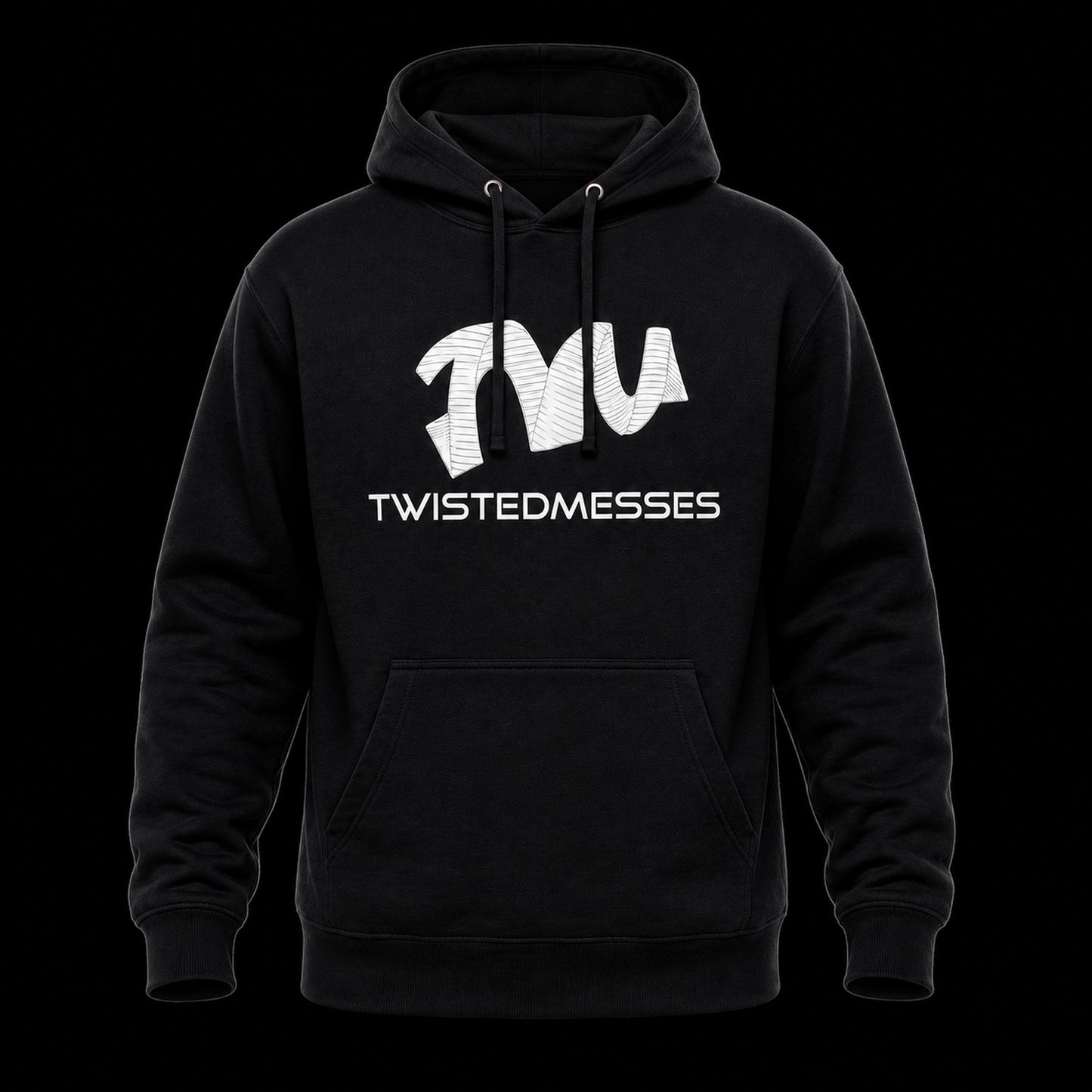 Twisted Messes Hoodie - Classic Logo - Black - Primary