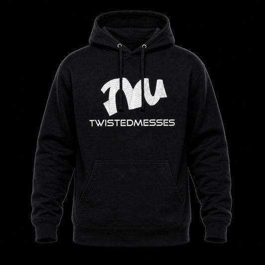Twisted Messes Hoodie - Classic Logo - Black - Primary