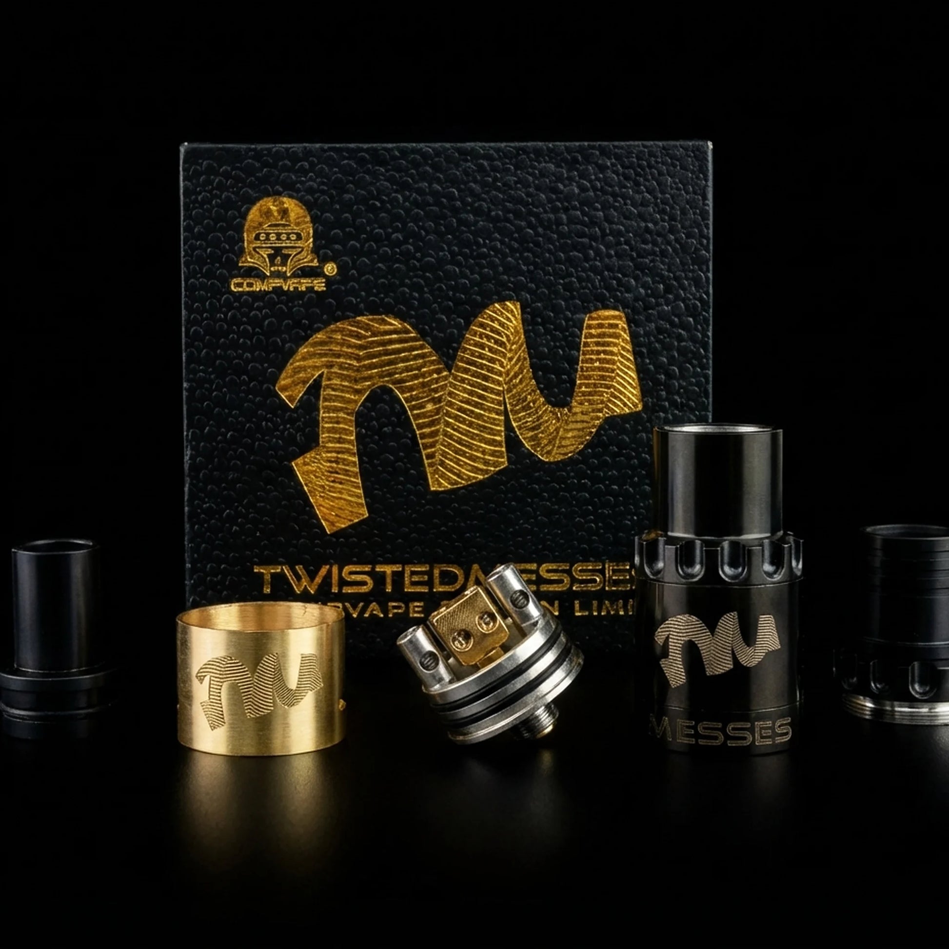 Twisted Messes RDA - Black and Gold Twisted Messes RDA - Black and Gold