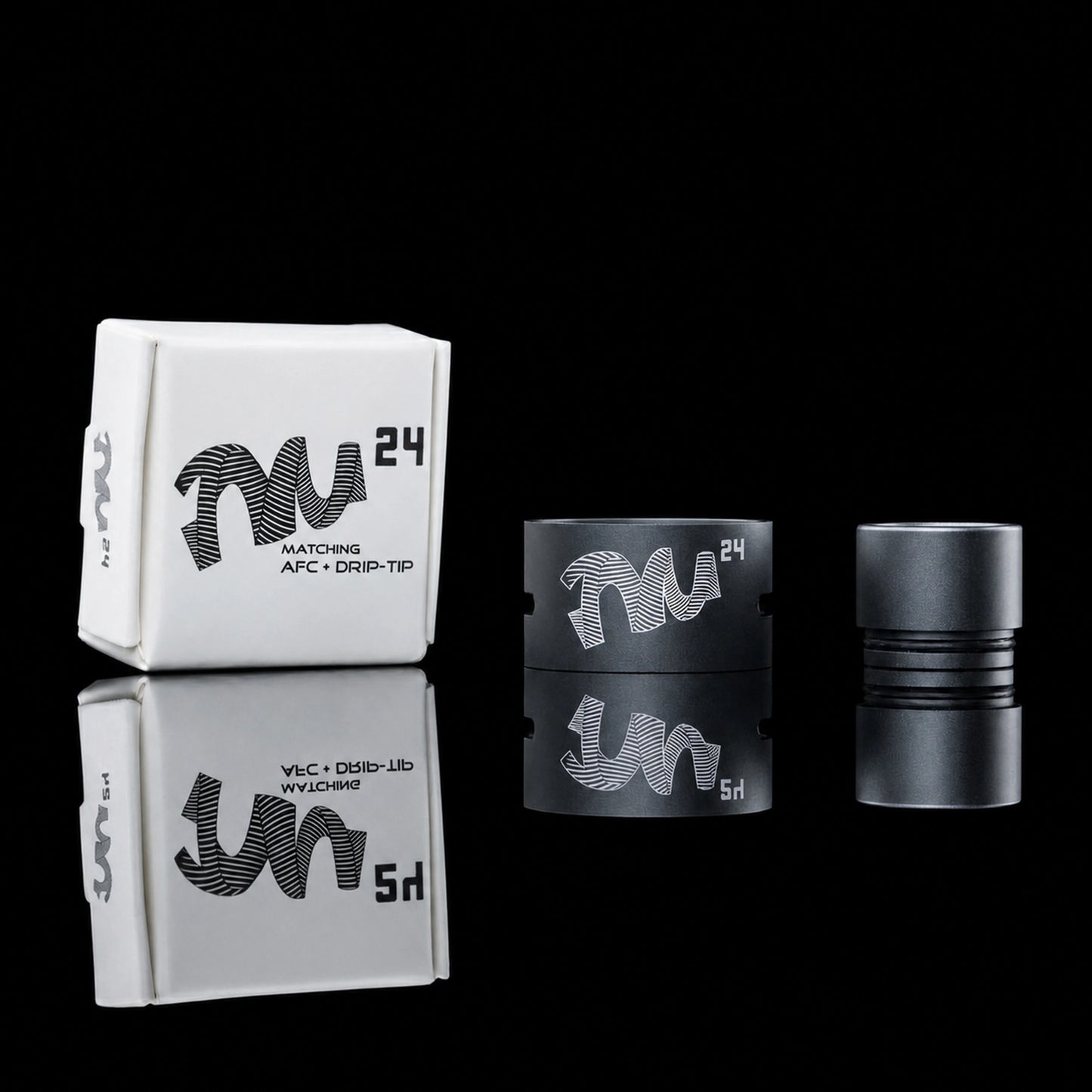 AFC Ring Drip-Tip Combo for TM24 - Aluminum Gun Metal