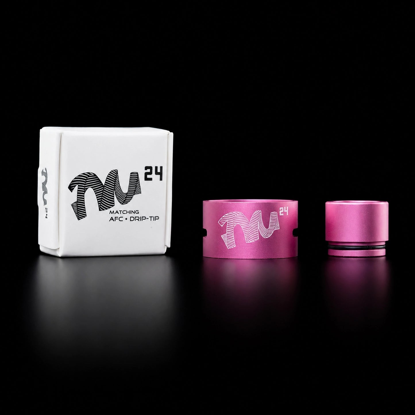 AFC Ring Drip-Tip Combo for TM24 - Aluminum Pink