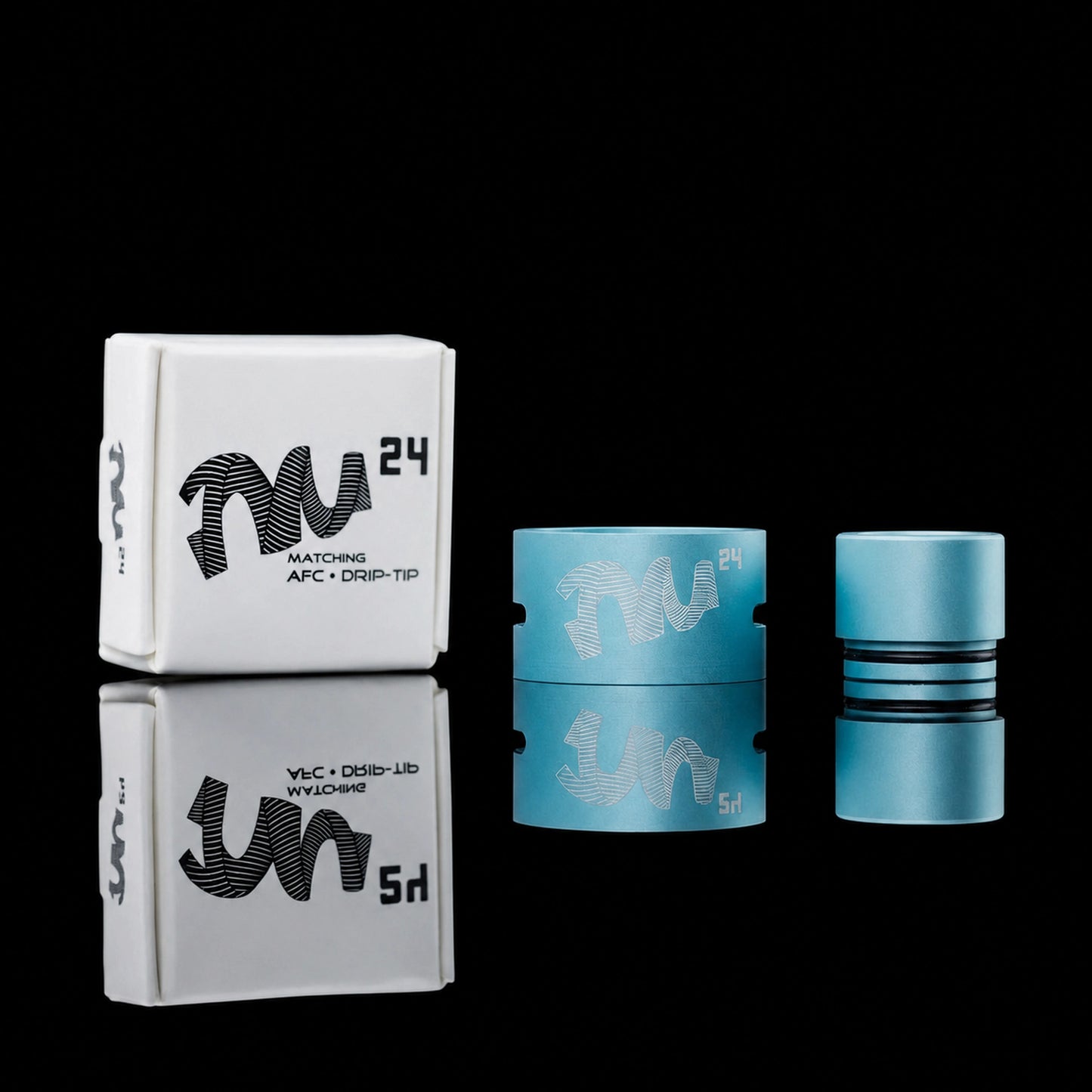 AFC Ring Drip-Tip Combo for TM24 - Aluminum Sky Blue