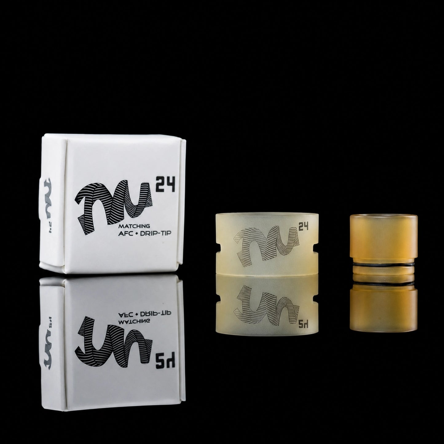 AFC Ring Drip-Tip Combo for TM24 - ULTEM AMBER