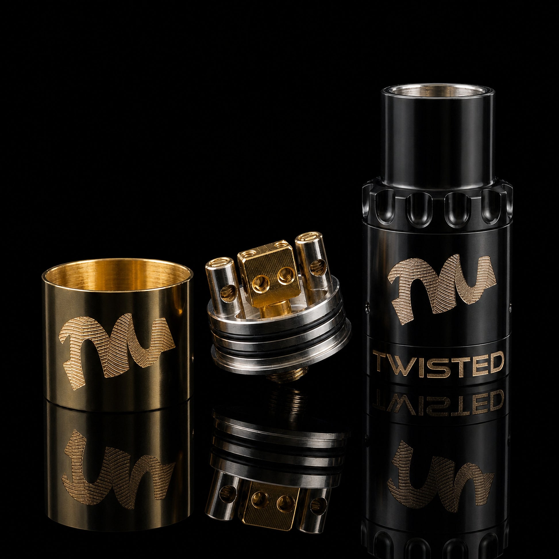 Twisted Messes RDA - Black and Gold - Hover Image