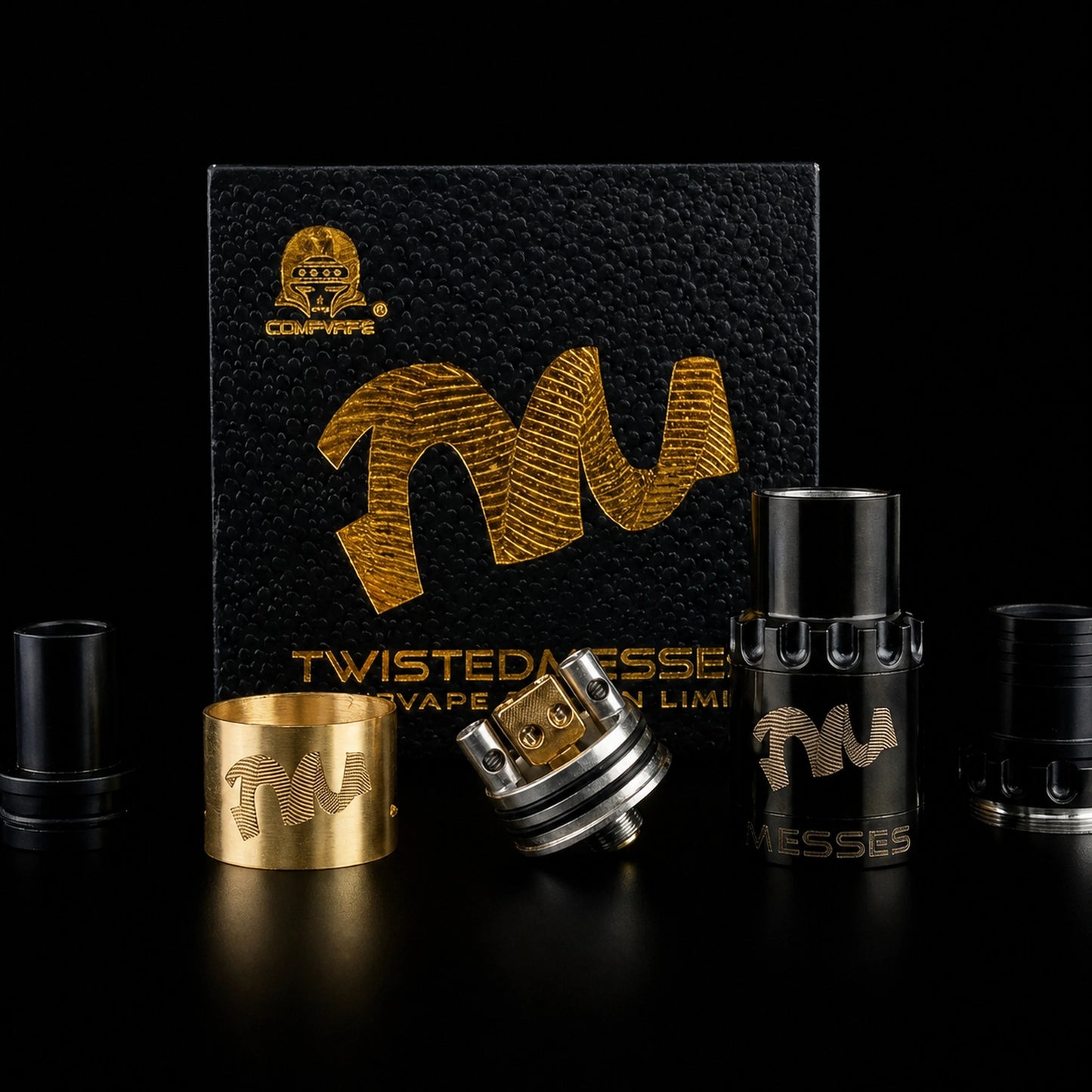 Twisted Messes RDA - Black and Gold - TMRDA Black And Gold