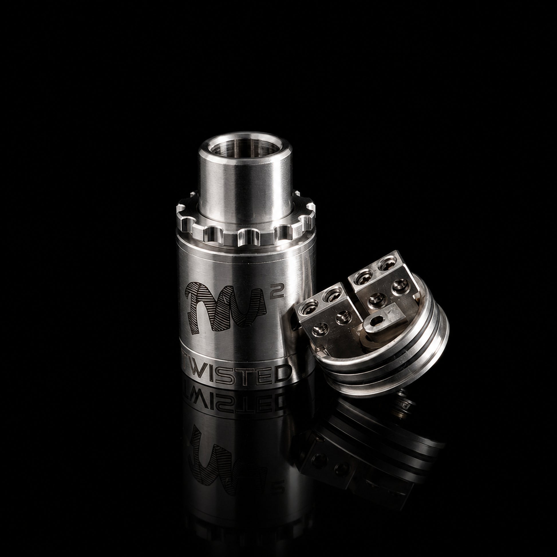 Twisted Messes RDA2 (Squared) - Deck and atomizer